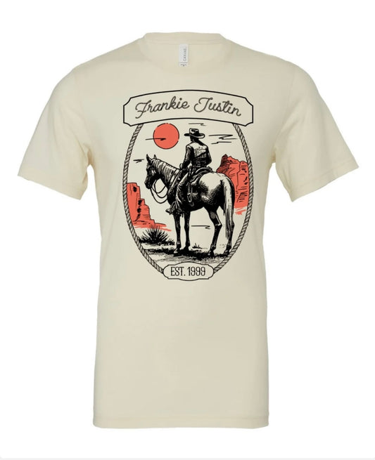 Frankie Justin 1999 White T-Shirt